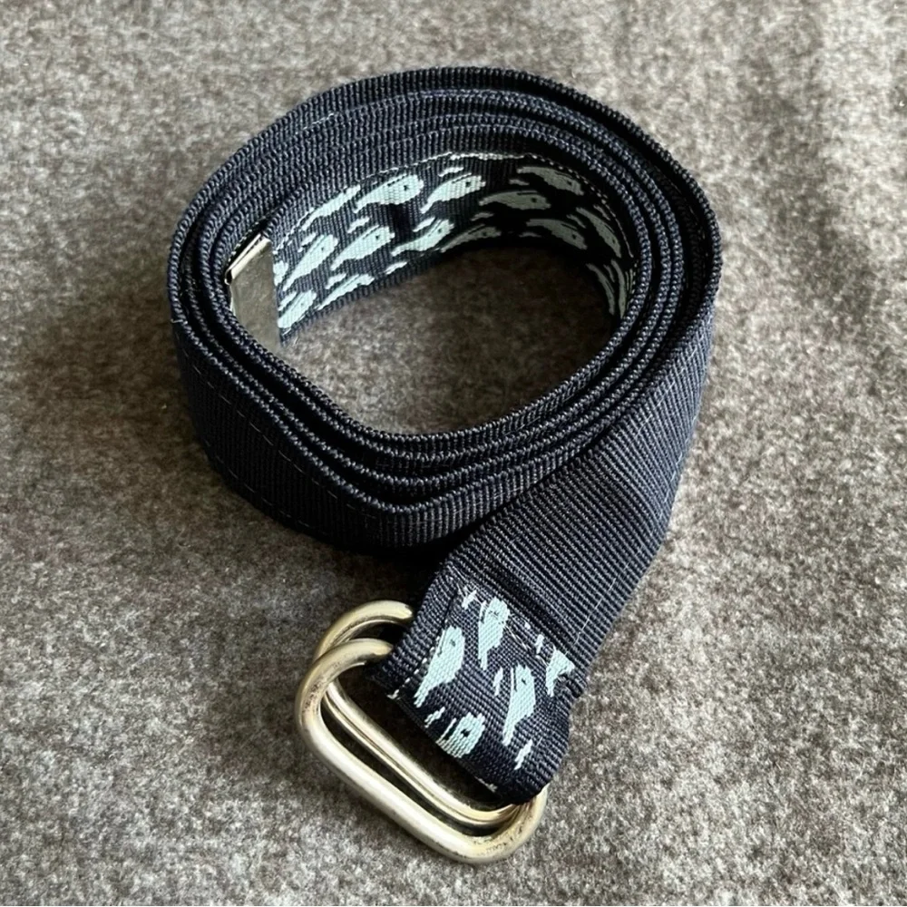 Blue Whale Double Ring Belt 44 Inches NWOT